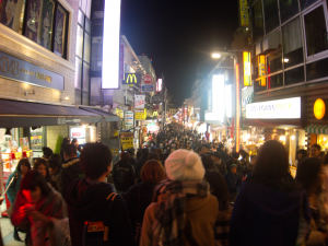 Harajuku crowds
