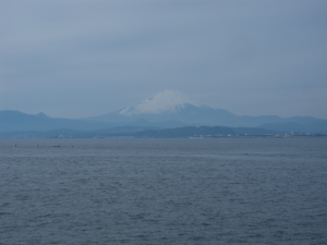 Mount Fuji in the distance