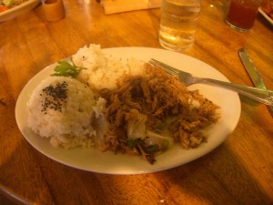 Kalua pork and cabbage