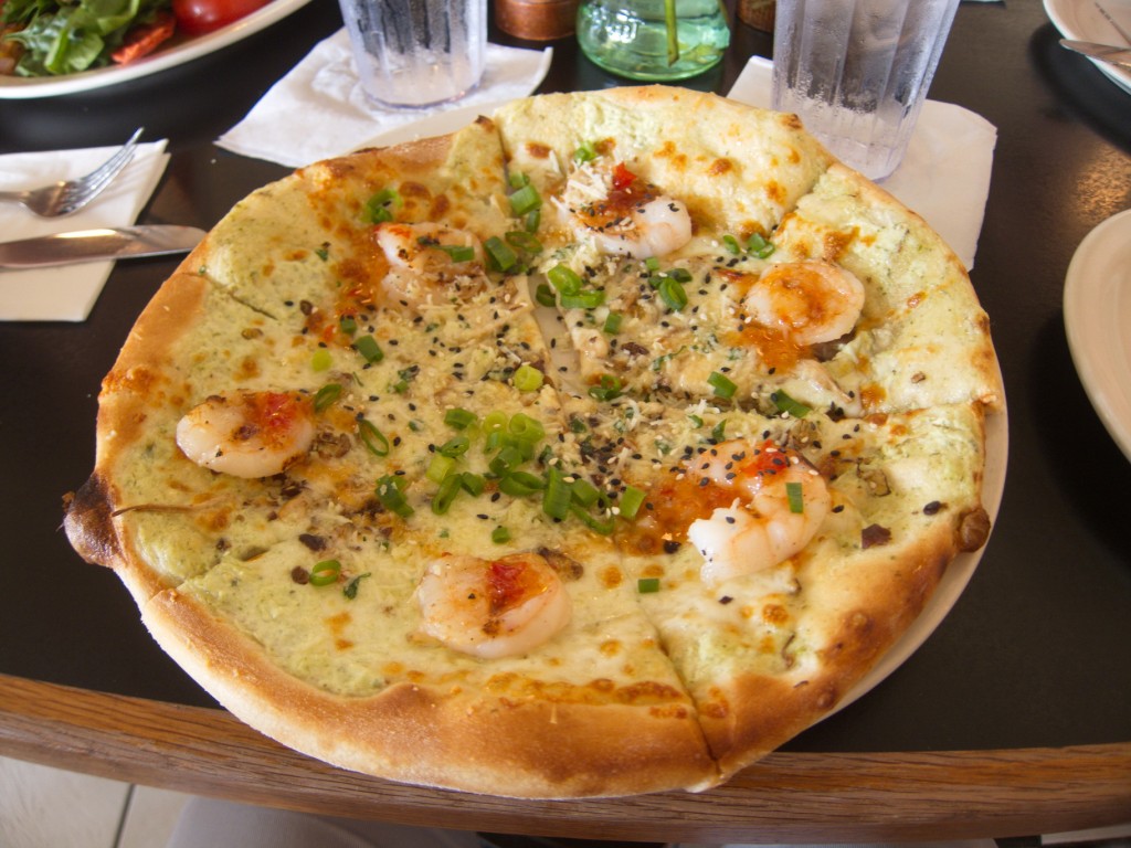 Shrimp pizza :9