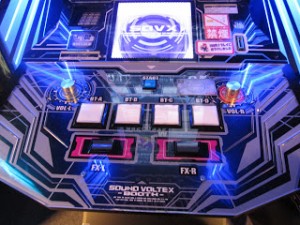 Sound voltex arcade machine example