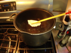 Boiling sui gyoza