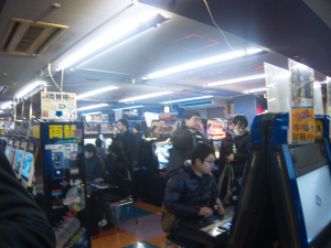 The fighting game floor at Hey!