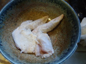 Seasoning wings